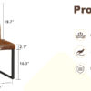 2-Pack - Premium PU office/dining chairs with high-density foam, sturdy iron legs (electroplate/spray paint), multiple colors. Easy assembly