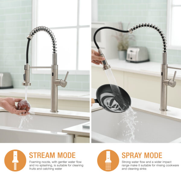 Touchless Kitchen Faucet,Hands Free Automatic Smart Kitchen Faucet
