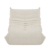 No Installation Bean Bag Chair Big Beanbag Chair for Adults Bean Bag Lounger Foam Chair for Home, Apartment, Living room or Gaming Venue Sofa in a box