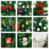 5ft artificial Christmas tree with LED energy-saving lights, including 109 pendant tree skirts and guardrails