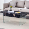 Multifunctional Lift Top Coffee Table -Black Marble Pattern, Essential for Modern Homes.Tempered Glass Legs,Multiple Color Options,Lift Top Feature.Perfectly Fitting Into Both Living Rooms And Office.
