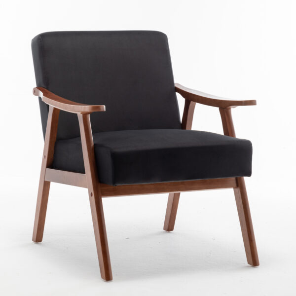 2670be19fed4480193c88461dccf2f87_20240107_9022887ac81b24ceb5da5e3655319966 Mid-Century Modern Chair, Living Room Chair with Solid Wood Frame, Accent Chair Extra-Thick Backrest, Wingback Chair for Bedroom, Reading Room, Living Room, Lounge Chair Indoor