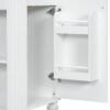 24" Bathroom Vanity with Sink, Bathroom Cabinet with Door Shelf, Side Open Storage, Solid Wood Frame,Soft Closing Door, White