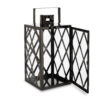ANTON  14"H STAINLESS STEEL LANTERN