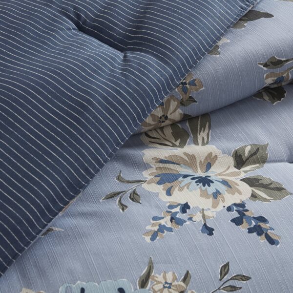 7PCS Queen Vintage Floral Comforter Set