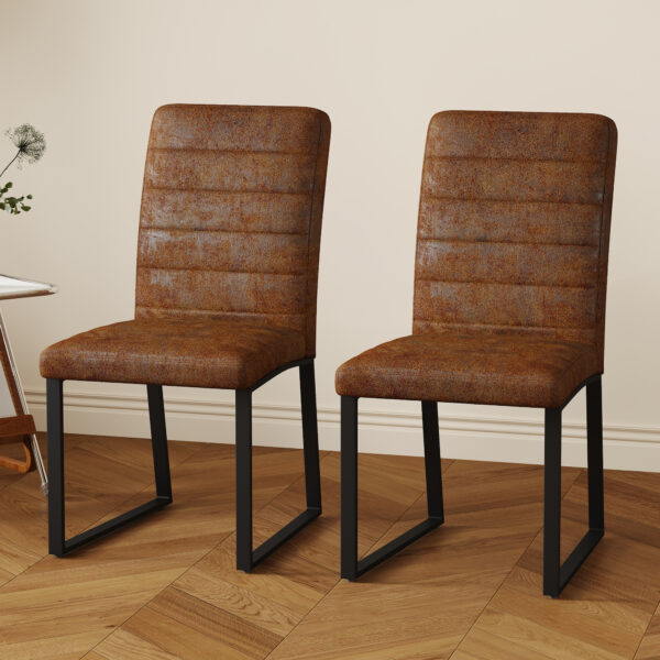 2de7f0c94a994af6a93e8e57778a0ce1_53b116404b5409b45fe2a10ab661de0d 2-Pack - Premium PU office/dining chairs with high-density foam, sturdy iron legs (electroplate/spray paint), multiple colors. Easy assembly