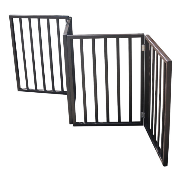 2e1e501a9e6949f9839c6ae62282c9d9_20210407_78d5f544d3d5204646fb626cf3c6ba9b Pet Gate - Dog Gate for Doorways, Stairs or House – Freestanding, Folding, brown, Arc Wooden