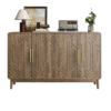 Sideboard Buffet Cabinet With Storage ,Carved 4 Door Sideboard,Multifunctional Accent Cabinet With Adjustable Layer Board For Living Room, Entryway, Hallway, Office, Kitchen and Dining Room