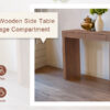Elegant Dark Wood Grain Bar Table-50 Inches Long, a Practical Choice for Modern Homes.Dark Wood Grain Texture Sticker,Equipped With Two Drawers.Serving As A Bar Table Or A Desk.