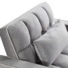 Convertible Sleeper Chair Sofa Bed Adjustable Pull Out Sleeper Chair Bed Multi-Pockets Folding Sofa Bed for Living Room Bedroom Small Space,3-in-1 Sofa Bed