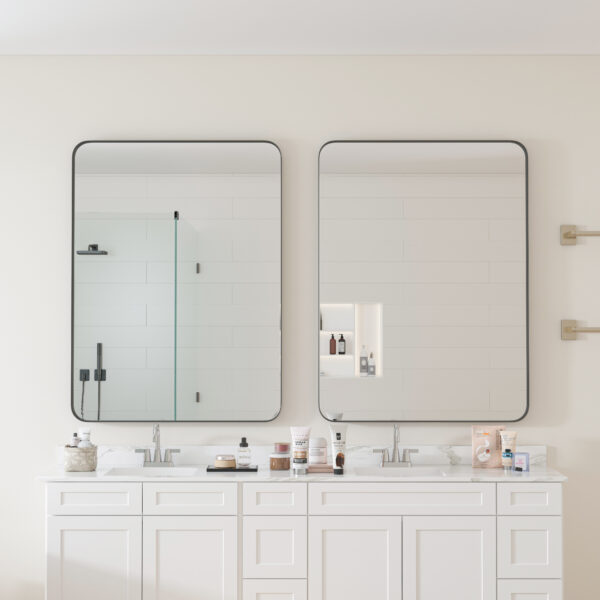 3067e71c8ea04aa097e65ebee8a1c9f5_20230619_cebb08169ca52bd5b597b5c4a427c467 Wall Mirror 30x40 Inch Black Rectangular Mirror Metal Framed Mirror Vanity Mirror Dressing Mirror, for Bathroom, Living Room, Bedroom Wall Decor