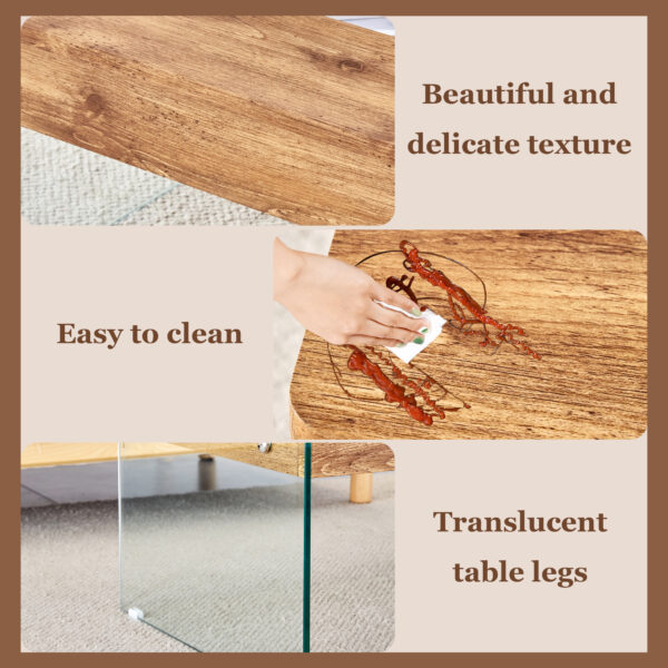 30cfb597bef94fef91cd54498951923e_552857e82f74d5bad29a186a8565c39e Multifunctional Lift Top Coffee Table -Light Wood Color Grain Sticker, Essential for Modern Homes.Tempered Glass Legs,Lift Top Feature.Perfectly Fitting Into Living Rooms And Office.
