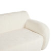 U_Style 81.5" Minimalist Compression Sofa, Curved Design, 3-Seater Casual Sofa for Living Rooms, Bedrooms, and Apartments