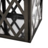 ANTON  14"H STAINLESS STEEL LANTERN