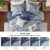 7PCS Queen Vintage Floral Comforter Set
