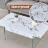 Multifunctional Lift Top Coffee Table -White Marble Pattern, Essential for Modern Homes.Tempered Glass Legs,Multiple Color Options,Lift Top Feature.Perfectly Fitting Into Both Living Rooms And Office.