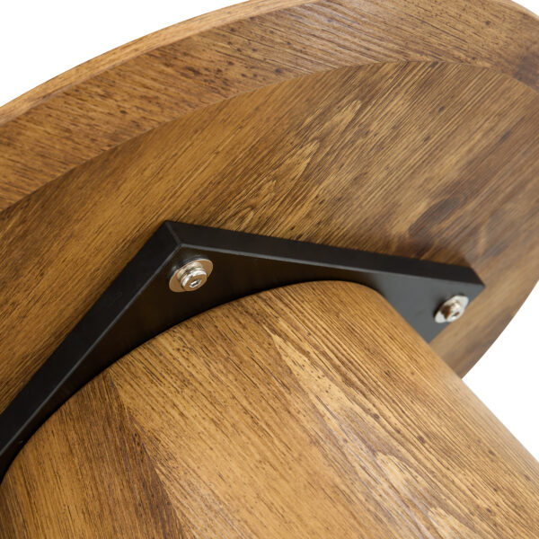 3a5a795f1ea04b2fa72c3da5523b377f_a844bfec31ad32a9f552eb9268249b93 Natural Wood Grain MDF Round Coffee Table - 21.6" Diameter, 19.7" Height.Natural Wood Grain Texture Sticker,Exquisite Wood Grain Surface,Flexible MatchingMRound Tabletop Design.