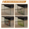 Multifunctional Lift Top Coffee Table -Black Marble Pattern, Essential for Modern Homes.Tempered Glass Legs,Multiple Color Options,Lift Top Feature.Perfectly Fitting Into Both Living Rooms And Office.