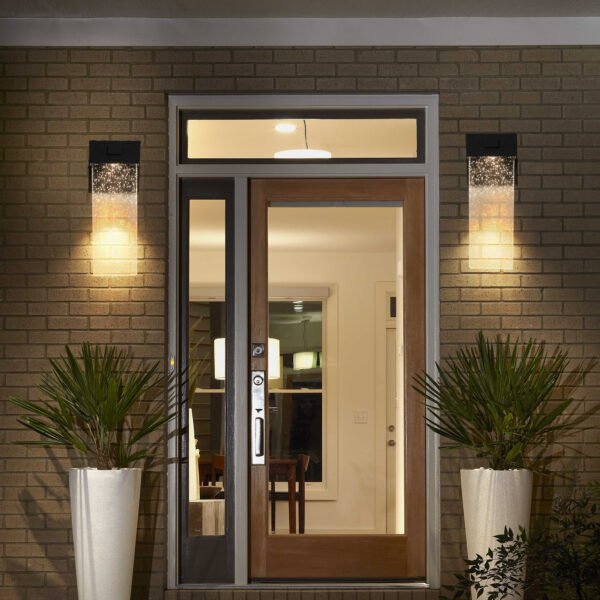 40f5c74e4c6e4e9eba3d409616fb4a9f_20240401_693d0baf07e31abac2225742a2d3c8b3 2-Pack Outdoor Wall Light Fixture, Weatherproof LED Wall Sconce with Bubble Crystal and Light Sensor - 12W Per Lamp