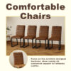 2-Pack - Premium PU office/dining chairs with high-density foam, sturdy iron legs (electroplate/spray paint), multiple colors. Easy assembly