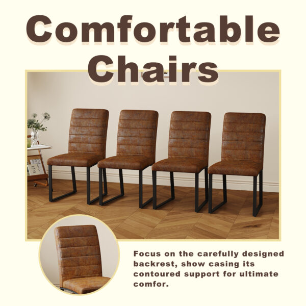 45e59daaad6346bfaa1d2381b8d90934_889844eddabe46ed8ff4202f409742e7 2-Pack - Premium PU office/dining chairs with high-density foam, sturdy iron legs (electroplate/spray paint), multiple colors. Easy assembly