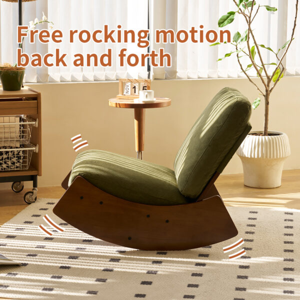 4733853ff2ac4e8c9f96aac668fac9e9_20240122_663c4fc967bf0e55d43542b03fa2582b Comfortable Glider Rocking Chair, High-Quality Upholstery Glider Chair, Solid Wood Frame, Perfect for Multiple Settings Accent Reading Chair for Bedroom,Living Room,Nursery