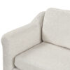 Sectional Sofa 111.8" U-shaped Sofa Chenille Upholstered Sofa Couch with Movable Storage Ottoman for Living Room, White