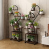 (Heart Shape) Plant Stand Indoor with Grow Lights, Tiered Indoor Plant Shelf, Metal Plant Flower Holder Stand, S-Shaped Plant Rack for Home, Patio,Plant Stand,Plant Stand Indoor