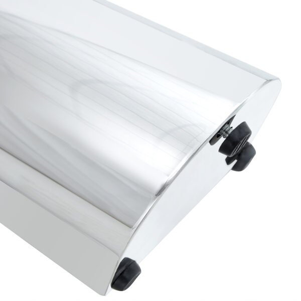 491e2469ecda4f89980f00c56c7ec843_4fbcf5736b00bd955e24433fbd5df0b9 A 42-inch burn stone round table with stainless steel legs can accommodate 4 or 6 diners