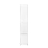 Freestanding  Cabinet with Inadjustable Shelves and two Doors for Kitchen, Dining Room, White