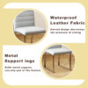 2-Pack - Premium PU office/dining chairs with high-density foam, sturdy iron legs (electroplate/spray paint), multiple colors. Easy assembly