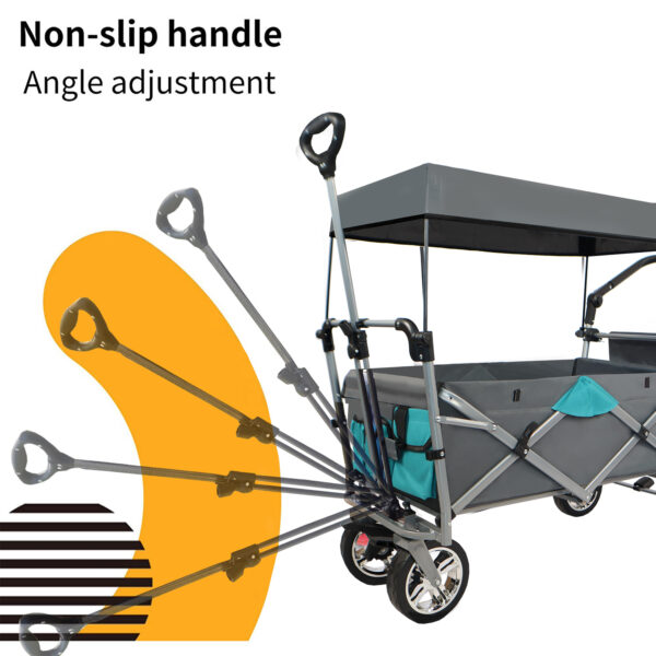 4a9d2ae28edc40a4802e41340060a094_2e752056309dd5c13e8c8779d0c4fa46 Push & Pull Utility Folding Wagon with Removable Canopy