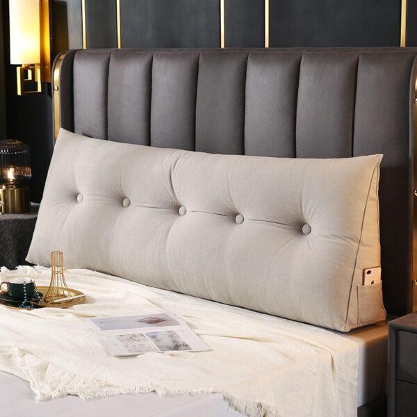 4aeba482490a41aabafec5124de60136_585040fe152848cd30058682438e7c04 Large Bolster Triangular Headboard Wedge Backrest Positioning Support Bed Rest Reading Pillows Headboard Wedge Pillows with Removable, Gift for Mother's day