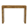 Elegant Natural Wood Grain Bar Table-50 Inches Long, a Practical Choice for Modern Homes.Wood Grain Texture Sticker,Equipped With Two Drawers.Serving As A Bar Table Or A Desk.