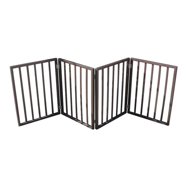 4d2e14a6becd430db587be956c22b08e_20210407_960fa424375cfc51b2cae8107490e364 Pet Gate - Dog Gate for Doorways, Stairs or House – Freestanding, Folding, brown, Arc Wooden
