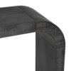 Mirod 52" Wood Console Table with Curved Edge, Natural Texture, Perfect for Entryways and Living Rooms