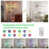 Tempered glass display cabinet,liquorcabinet,storagecabinet,filecabinet,with paipai lights,with locks,bottom equipped with adjustable feet,suitable for uneven,living room bedroom,corridor,office,white
