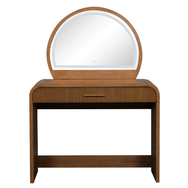 4e6800a3a6314004bc29671373fb49dc_c5513195ae988c360cb8f6ff90273734 39" Makeup Vanity Table with Mirror Touch Screen Lighted Mirror, Dressing Table with Drawer for Bedroom, Espresso