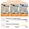 42 inch Black Wood Ceiling Fans with Lights and Remote, Modern Flush Mount Low Profile Ceiling Fan with Light, 6 Speed, Reversible DC Motor, for Bedroom/Outdoor/Farmhouse/Patios