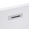 67" Acrylic Freestanding Bathtub, stand alone bathroom tub, Glossy White, Toe-tap Chrome Drain, cUPC Certified