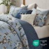 7PCS Queen Vintage Floral Comforter Set