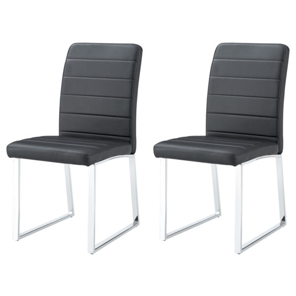 54a48392a6324535b13dacf069b9ccba_14b7975d023223194e5e0e80291ad8ee 2-Pack - Premium PU office/dining chairs with high-density foam, sturdy iron legs (electroplate/spray paint), multiple colors. Easy assembly