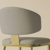 Dining Chairs Set of 2, Modern Design Home Chairs, PU Leather Metal Dining Chairs for Kitchen Dining Room-Grey
