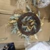 Christmas Wreath 20 Inch Christmas Door Decorations Wreath with Warm Lights