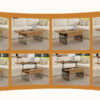Multifunctional Lift Top Coffee Table -Light Wood Color Grain Sticker, Essential for Modern Homes.Tempered Glass Legs,Lift Top Feature.Perfectly Fitting Into Living Rooms And Office.