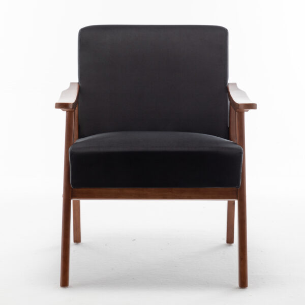 5d27003ef7f04fcb9add0d665c6ac2bb_20240107_4ed941c81c3791260fba952585874659 Mid-Century Modern Chair, Living Room Chair with Solid Wood Frame, Accent Chair Extra-Thick Backrest, Wingback Chair for Bedroom, Reading Room, Living Room, Lounge Chair Indoor
