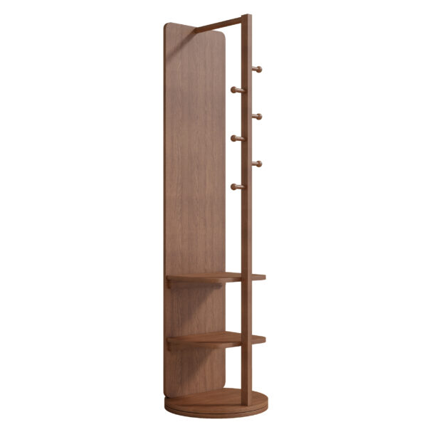 5f1f5e2bcb204a62b14bc83228638b3b_47678e460d3011c278715dbae975627c Full-length mirror, rubber wood + mirror, 68.8*19.6 inches (mirror width: 15.7 inches) large full-length mirror, easy to dress, organize and place in the bedroom/living room/office/cloakroom (walnut)