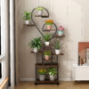 (Heart Shape) Plant Stand Indoor with Grow Lights, Tiered Indoor Plant Shelf, Metal Plant Flower Holder Stand, S-Shaped Plant Rack for Home, Patio,Plant Stand,Plant Stand Indoor