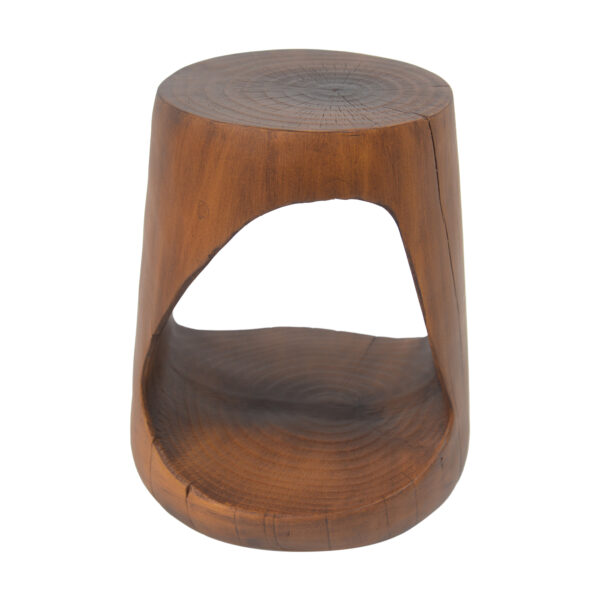61ba052b8fc24ede8a30e73986037c9d_3dd38c79219379c3ba3c58997b20cb11 MGO Hollow Side Table, Wood-like texture,antique brown Color