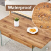 Multifunctional Lift Top Coffee Table -Light Wood Color Grain Sticker, Essential for Modern Homes.Tempered Glass Legs,Lift Top Feature.Perfectly Fitting Into Living Rooms And Office.